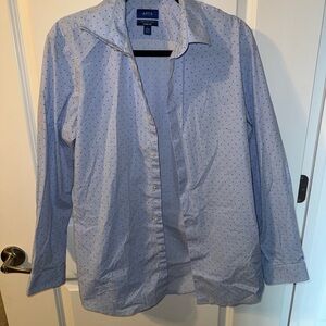 Men's Blue Button-Up Shirt